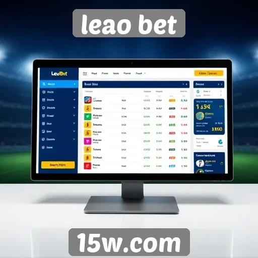 Interface do usuário do site Leão Bet é intuitiva